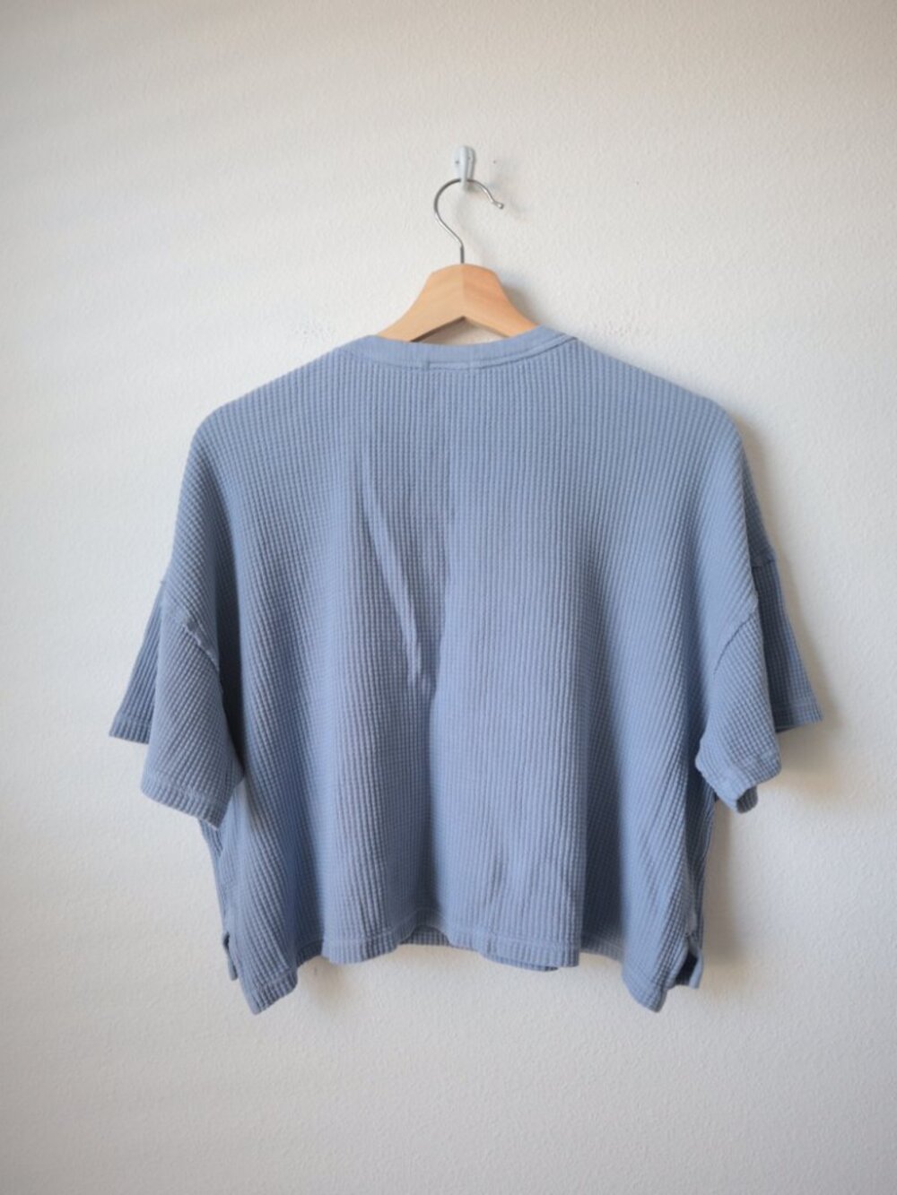 Aerie Offline Waffle Knit Oversized Crop Top | M - Picture 5 of 5